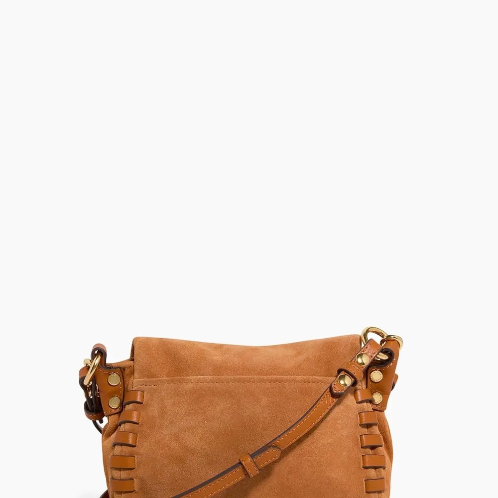 Mini Aimee Kestenberg Brown Suede Crossbody Bag - Picture 9 of 11